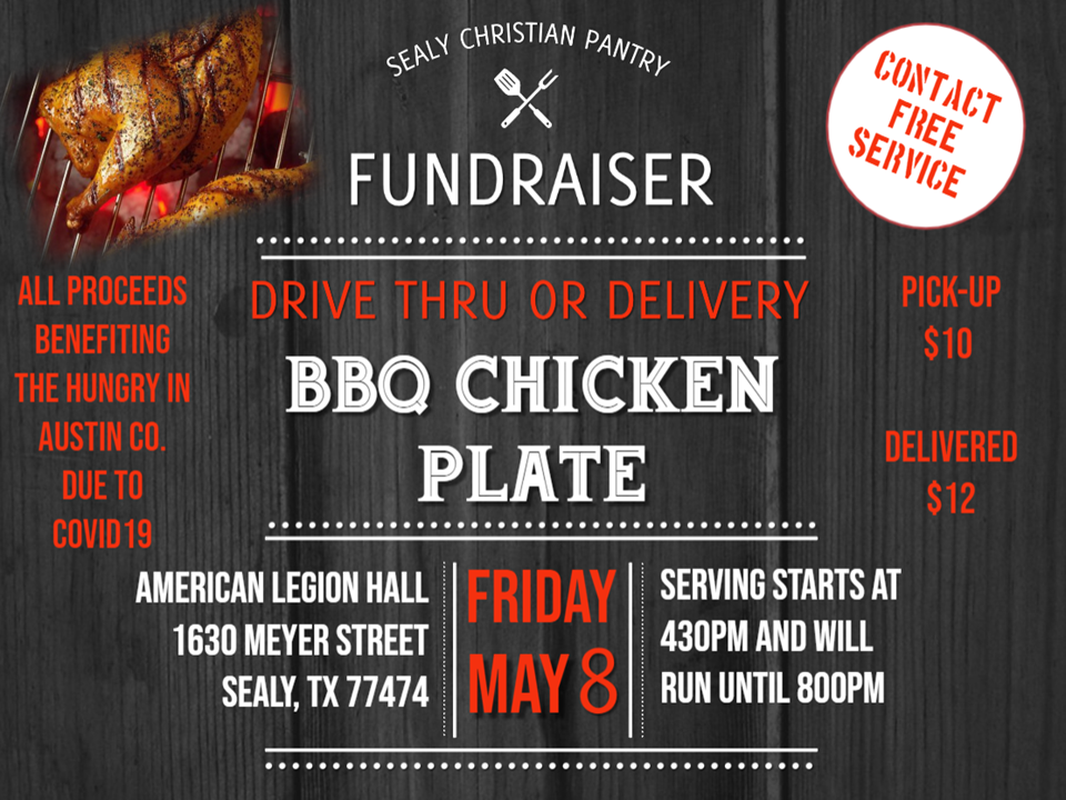 BBQ Chicken Plate Fundraiser for the Pantry LifeBridge Community Church