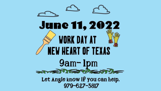 Service Workday at New Heart of Texas — June 11