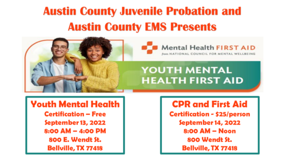 Youth Mental Health First Aid
