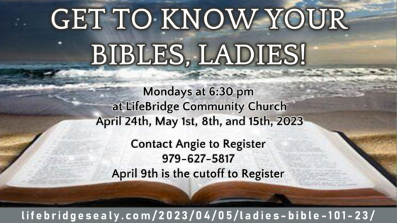 Get to Know Your Bible, Ladies!
