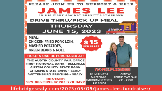 James Lee Community Fundraiser