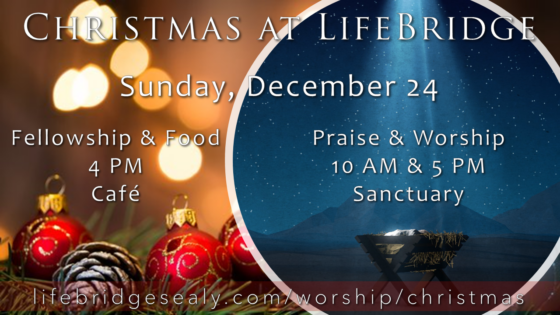 Christmas — Food, Fellowship, Worship!