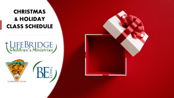 Holiday Class Schedule