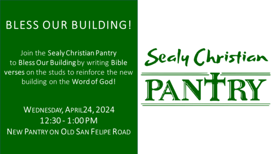 Help Bless the Pantry’s Building!