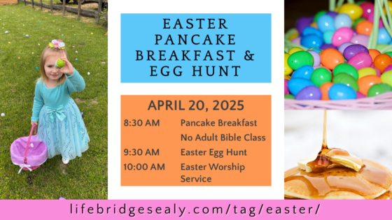EASTER, 2025 — Pancake Breakfast & Egg Hunt!