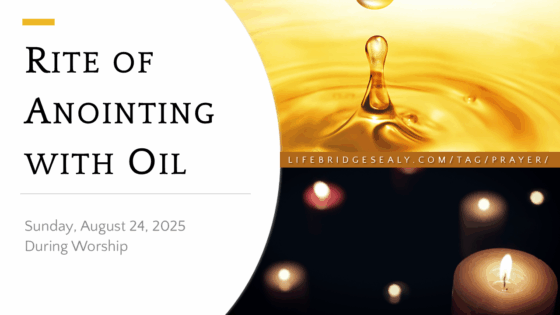 Rite of Anointing with Oil