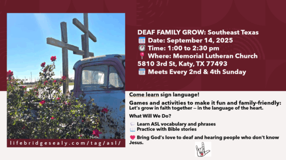 Deaf Family Grow: Southeast Texas! – ASL Classes for Fall, 2025