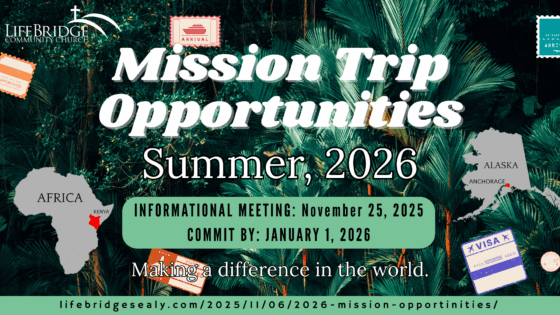 2026 Mission Opportunities
